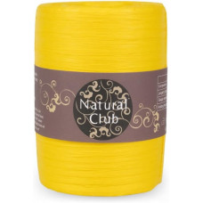 46 Рафія паперова елітної якості Natural Club-LF 80гр-200м (жовтий). Long-Chung (Натурал Клаб)