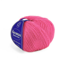 461 Пряжа Campolmi Filati Georgia, 50г - 200м, рожевий, 50% вовна меринос, 50% акрил