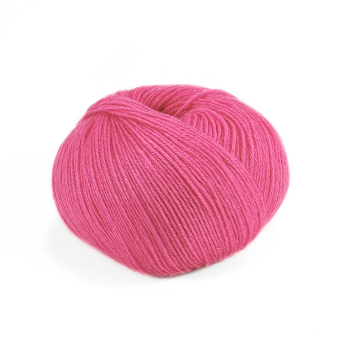 461 Пряжа Campolmi Filati Georgia, 50г - 200м, рожевий, 50% вовна меринос, 50% акрил