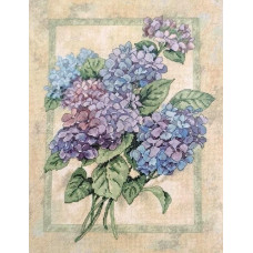 4631 Classic Design Набір для вишивки рахунковим хрестиком - Елегантна Гортензія 28х36 см, Aida 14