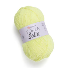 4632 Пряжа Forza Solid 100г-420м (блідий лимонний). YarnArt