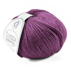 464 Пряжа Campolmi Filati Svezia, 100г - 250м, темно-бузковий, 50% вовна, 50% акрил