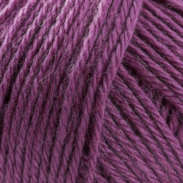 464 Пряжа Campolmi Filati Svezia, 100г - 250м, темно-бузковий, 50% вовна, 50% акрил