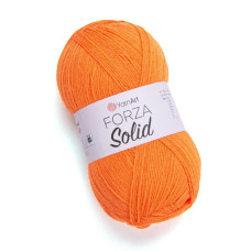 4643 Пряжа Forza Solid 100г-420м (неоновий помаранчевий). YarnArt