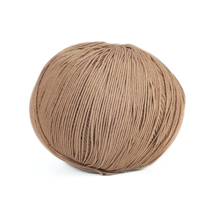 47 Пряжа Adriafil Alterego Filato, 150г - 385м, горіховий, 100% мерсенізована бавовна