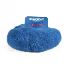 47 Пряжа Tropical Lane Paris 70, 40г - 120м, синій, 70% кід мохер, 30% акрил