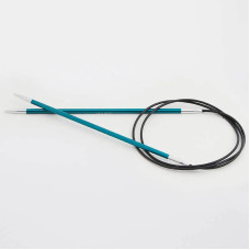 47085 KnitPro Спиці кругові Zing 3,25 мм - 22,5 см, алюміній