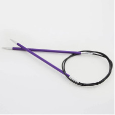47087 KnitPro Спиці кругові Zing 3,75 мм - 22,5 см, алюміній