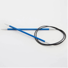 47088 KnitPro Спиці кругові Zing 4 мм - 22,5 см, алюміній