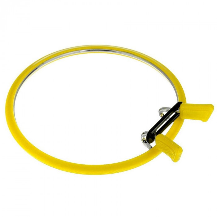 160-1/жовті П`яльця Nurge пружинні для вишивання і штопання, діаметр 195 мм, товщина 7,7 мм. Nurge