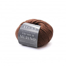 4794/07 Пряжа Premium Merino, 50г-175м, шоколад, Luca-S, 100% вовна