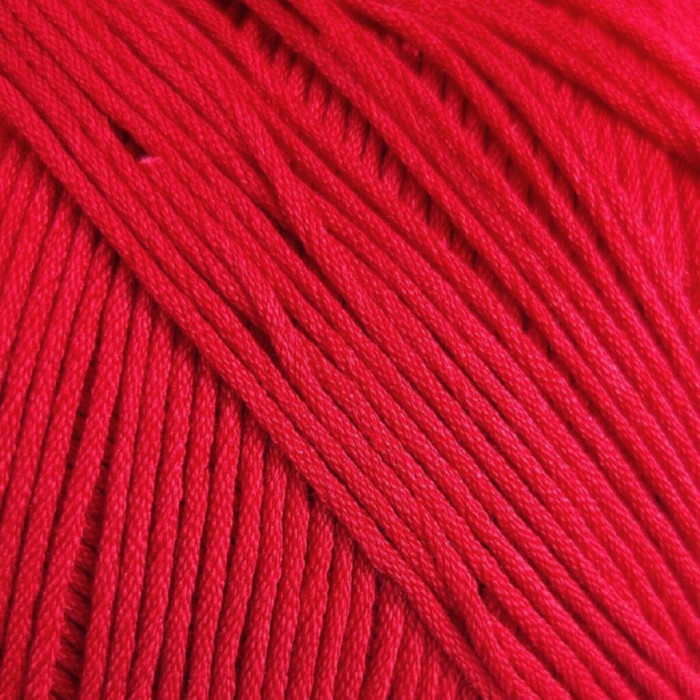48 Пряжа Adriafil Alterego Filato, 150г - 385м, червоний, 100% мерсенізована бавовна