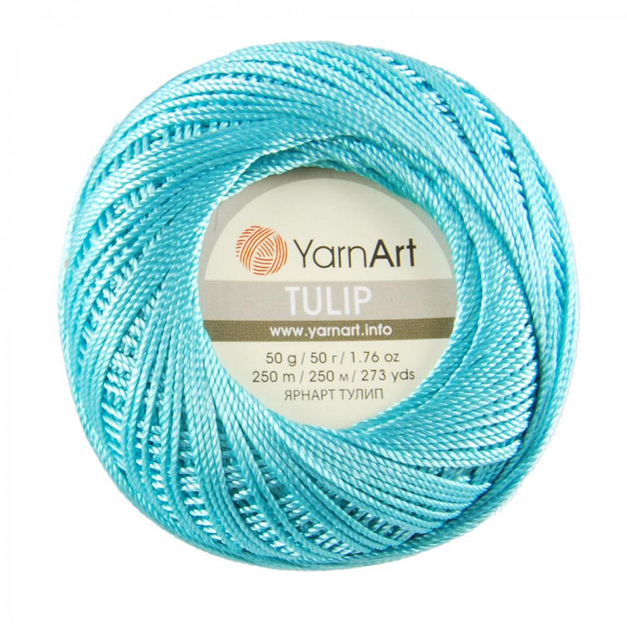 480 Пряжа Tulip 50гр - 250м (Блакитний) YarnArt