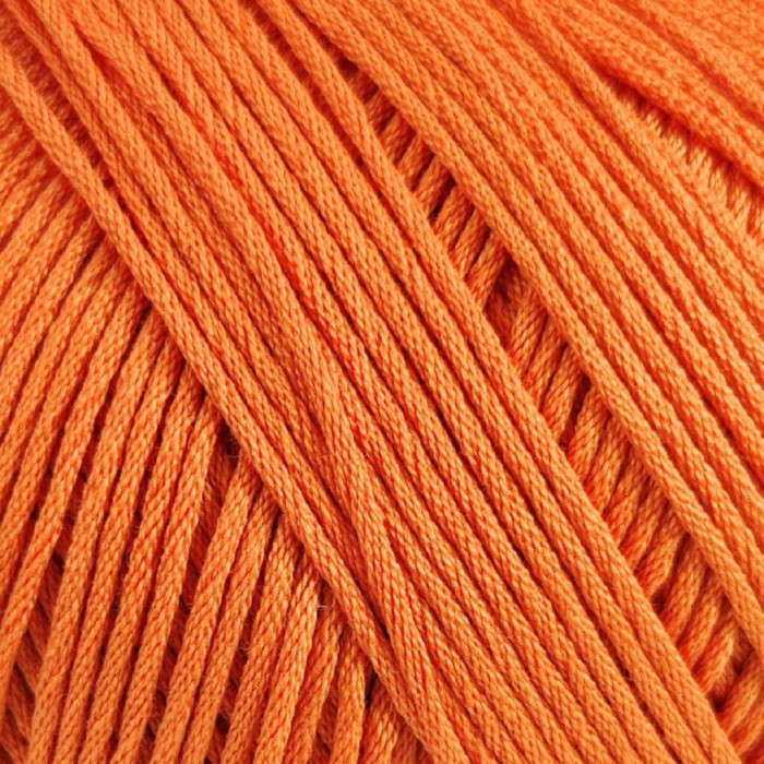 49 Пряжа Adriafil Alterego Filato, 150г - 385м, помаранчевий, 100% мерсенізована бавовна