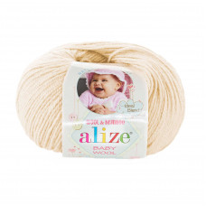 491 Пряжа Baby Wool 50гр - 175м (миндаль). Alize