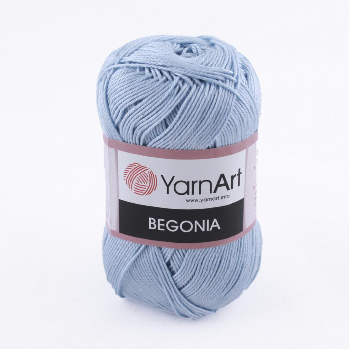 4917 Пряжа Begonia 50гр - 169м (Світло-блакитний) YarnArt