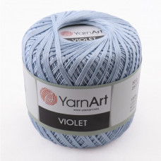 4917 Пряжа Violet 50гр - 282м (Блакитний) YarnArt