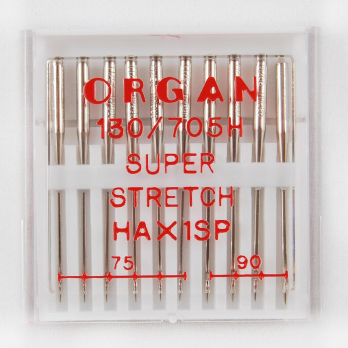 Голки суперстрейч асорті №75-90 (10шт) Organ