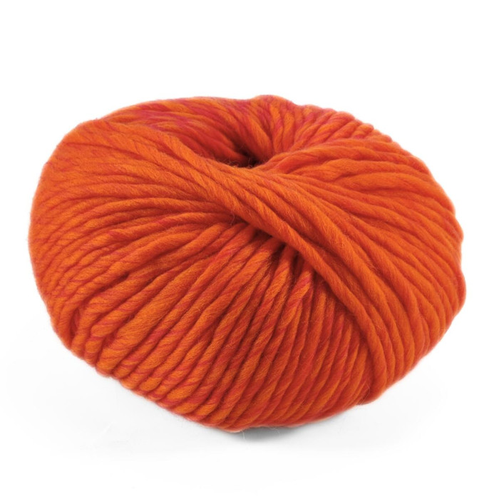 5/2024 Пряжа Laines du Nord Chunky Degrade, 200г - 120м, помаранчевий, 100% вовна