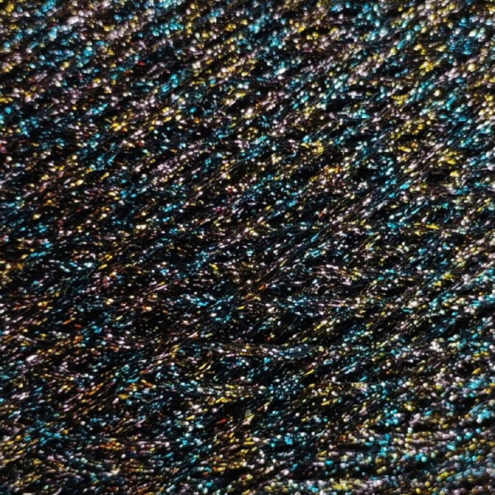 5 Пряжа Campolmi Filati Codino, 50г - 375 м, різнокольоровий, 65% купра 35%, металізована нитка