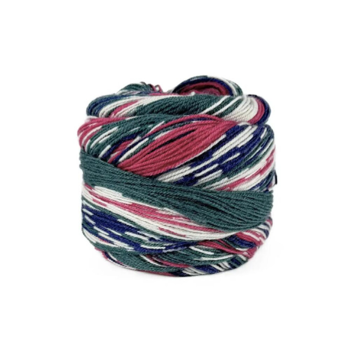 5 Пряжа Laines du Nord Christmas Socks, 100г - 420м, різнокольоровий, 75% вовна, 25% нейлон