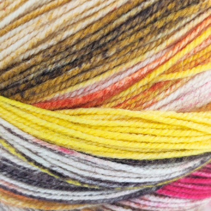 5 Пряжа Laines du Nord Eclectic Sock, 100г - 420м, різнокольоровий, 75% вовна, 25% нейлон