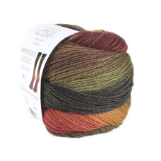 5 Пряжа Laines du Nord Harmonious Sock, 100г - 420м, різнокольоровий, 75% вовна, 25% нейлон