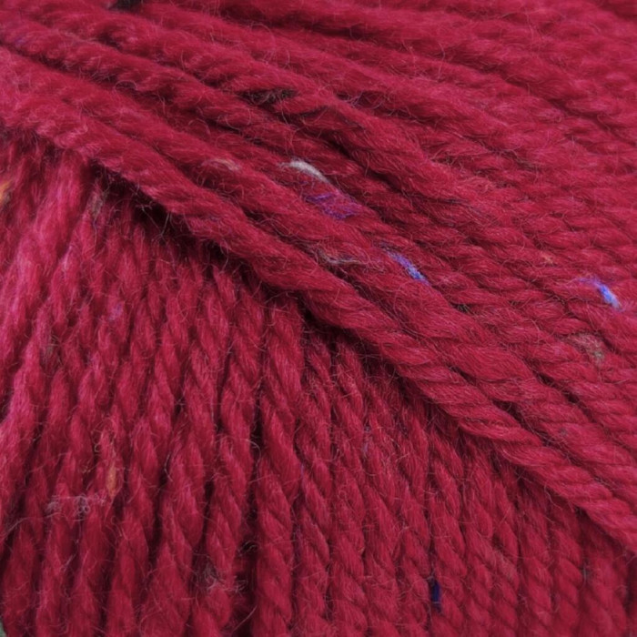 5 Пряжа Laines du Nord Holiday Tweed, 50г - 125м, червоний, 50% вовна, 39% акрил, 11% віскоза