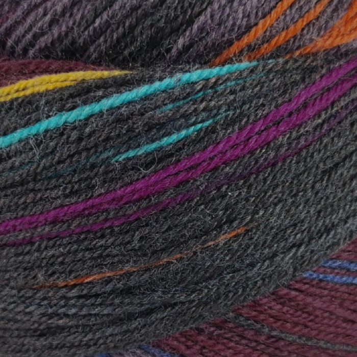 5 Пряжа Laines du Nord Indulgence Sock, 100г - 420м, різнокольоровий, 75% вовна, 25% нейлон