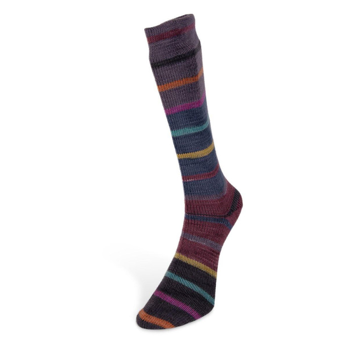 5 Пряжа Laines du Nord Indulgence Sock, 100г - 420м, різнокольоровий, 75% вовна, 25% нейлон