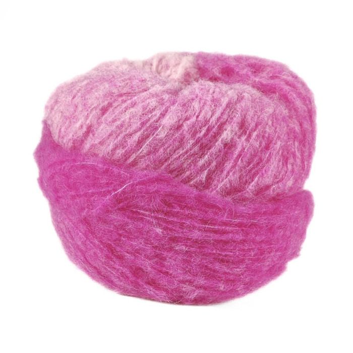 5 Пряжа Laines du Nord Piuma Alpaca Degrade,100г - 250м, різнокольоровий, 48% альпака, 44% лана без мюлесінгу, 8% нейлон