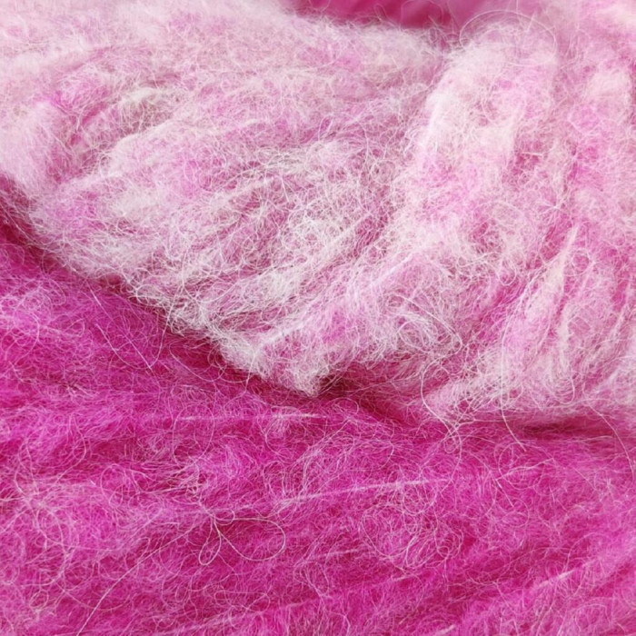 5 Пряжа Laines du Nord Piuma Alpaca Degrade,100г - 250м, різнокольоровий, 48% альпака, 44% лана без мюлесінгу, 8% нейлон