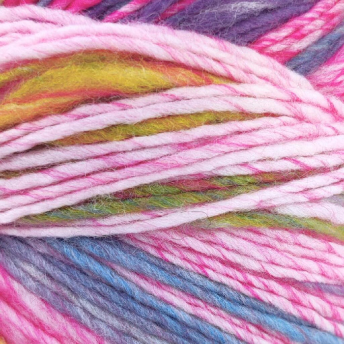 5 Пряжа Laines du Nord Poema Stripes, 150г - 450м, різнокольоровий, 100% вовна