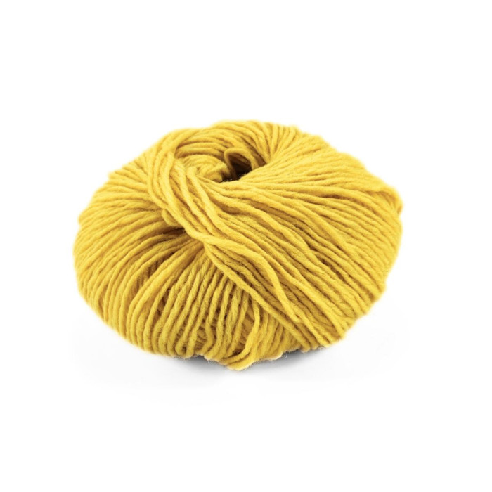 5 Пряжа Laines du Nord Soft Carded Merino, 25г - 90м, жовтий, 100% вовна