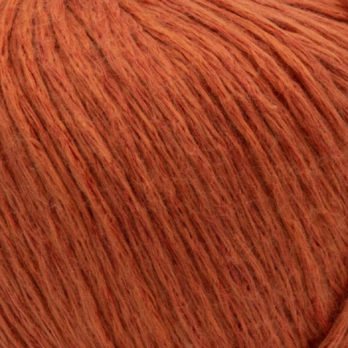 5 Пряжа Laines du Nord Soft Lino, 50г - 135м, теракотовий, 80% льон, 20% бавовна