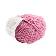 5 Пряжа Laines du Nord Spring Wool, 50г - 140м, піон, 50% вовна, 50% бавовна