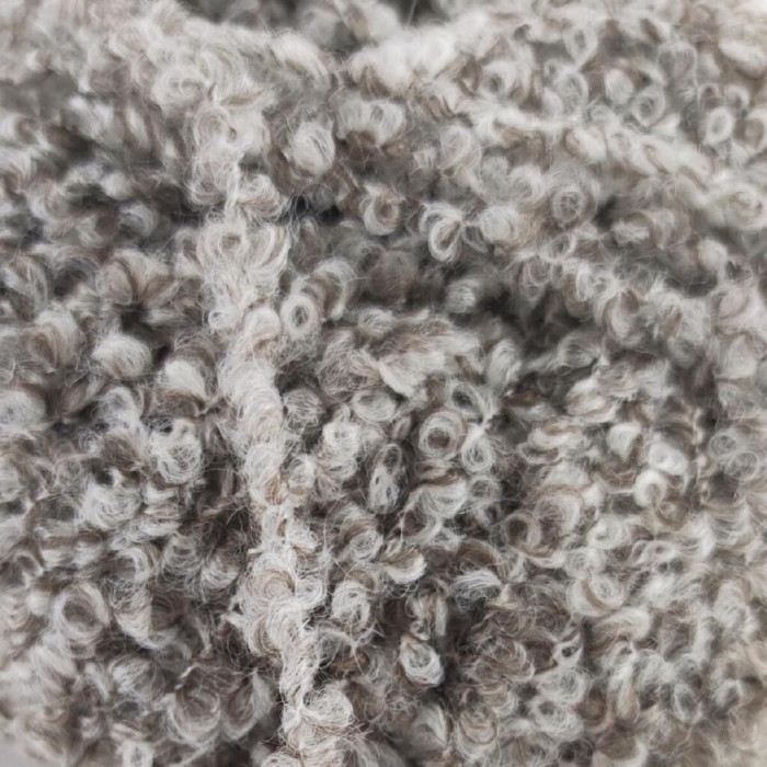 5 Пряжа Laines du Nord Teddy B, 50г - 120м, світло-сірий, 75% альпака, 10% вовна, 15% поліамід