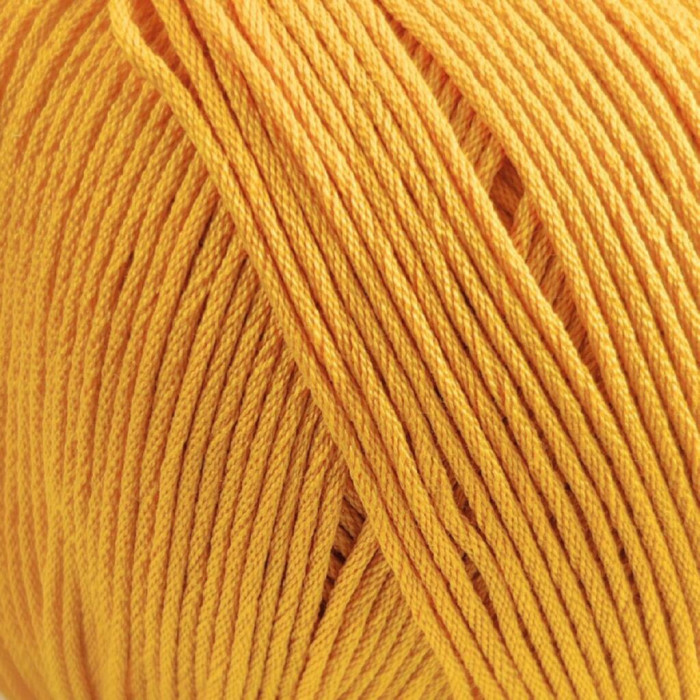 50 Пряжа Adriafil Alterego Filato, 150г - 385м, жовто-гарячий, 100% мерсенізована бавовна