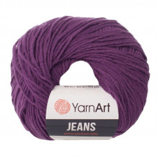 50 Пряжа Jeans 50гр - 160м (Фіолетовий) YarnArt