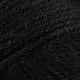 500 Пряжа Campolmi Filati Incaspun, 50г - 100м, чорний, 100% бебі альпака