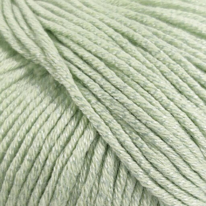 500 Пряжа Laines du Nord Baby Soft, 50г - 135м, зелений чай, 50% бавовна органічна, 50% cоєві волокна