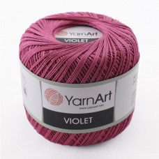 5001 Пряжа Violet 50гр - 282м (Малиновий) YarnArt
