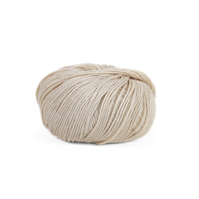 502 Пряжа Laines du Nord Baby Soft, 50г - 135м, мушля, 50% бавовна органічна, 50% cоєві волокна