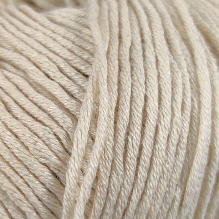 502 Пряжа Laines du Nord Baby Soft, 50г - 135м, мушля, 50% бавовна органічна, 50% cоєві волокна