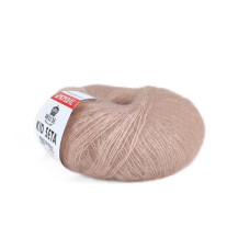 509 Пряжа Mondial Kid Seta, 25г - 210м, рожева пудра, 70% суперкід мохер, 30% шовк