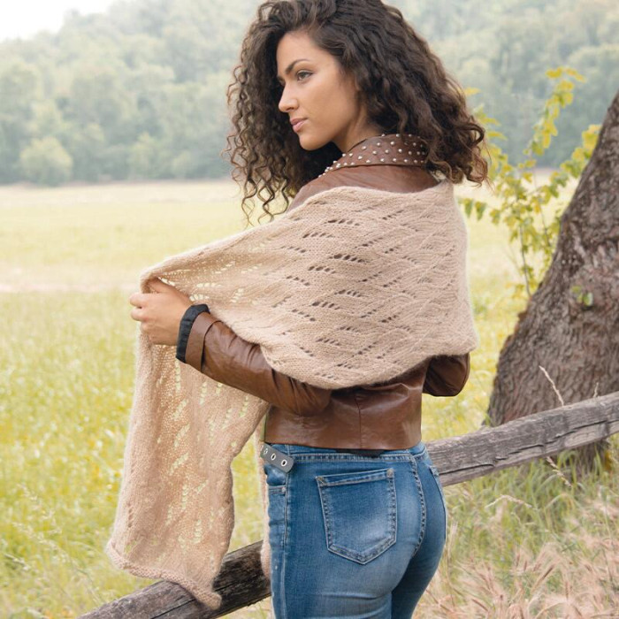 509 Пряжа Mondial Kid Seta, 25г - 210м, рожева пудра, 70% суперкід мохер, 30% шовк