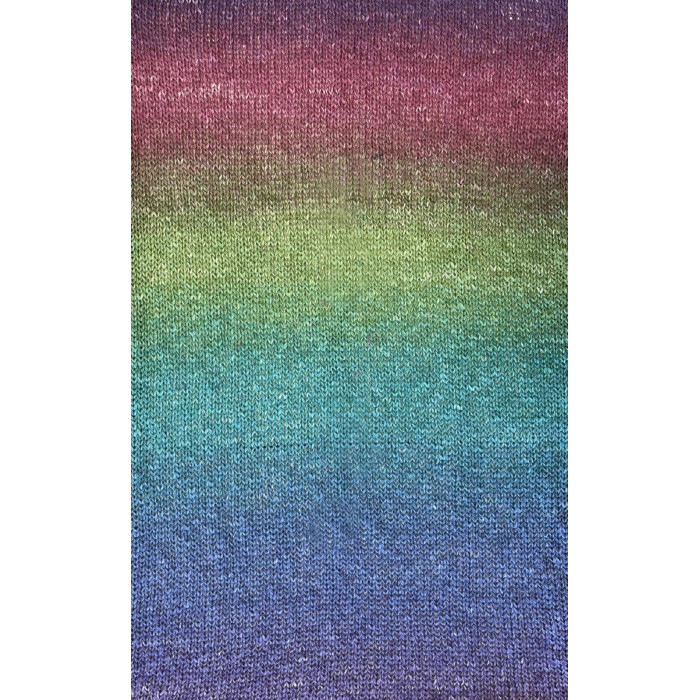 51 Пряжа Adriafil Matita Filato, 100г - 240м, різнокольоровий меланж, 76% бавовна, 24% конопля