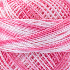 510 Муліне Art. 87 Pearl Cotton Luca-S, бавовна, 10 г, 80 м, колір рожевий меланж