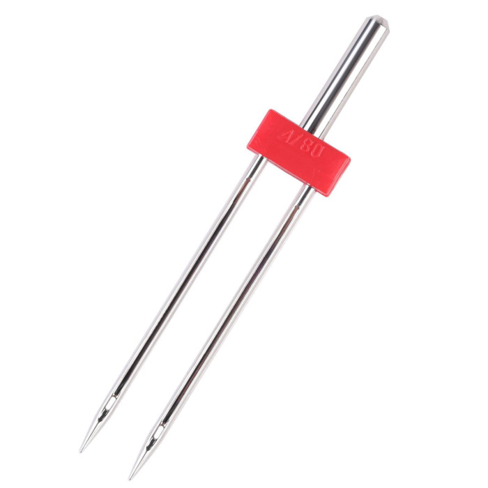 5102048 Голки подвійні №80/4,0 (1 шт) Twin Organ