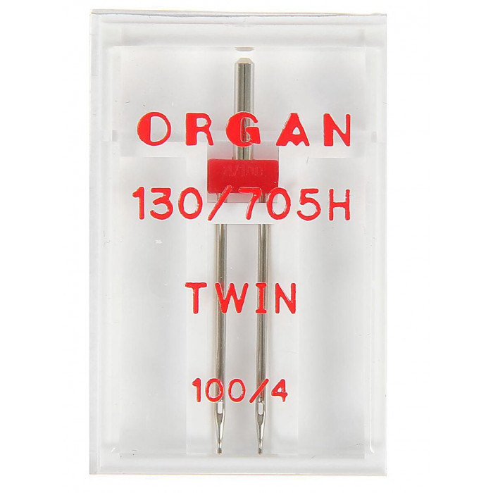 5102054 Голки подвійні №100/4,0 (1 шт) Twin Organ